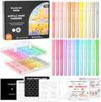 Shuttle Art Automatic Ink Control Acrylic Paint Markers, 24 Pastel Colors Brush by ShuttleArt