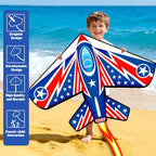 YongnKids Kite, 2 Pack Kites for Kids Ages 4-8 8-12 & Adults - Image 4