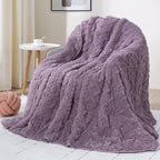 Drewin 15 lbs Weighted Blanket Queen Size, 60 x 80 inches, Dual Sided Soft by Home