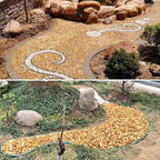 YISZM 10lbs Yellow River Rocks, 2-3 Inch Natural Pebbles - Image 7