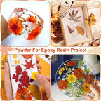 78 Pcs Fall Dried Pressed Flowers - Image 5