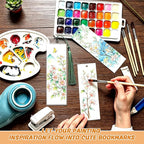 438 Pcs Dried Flower Bookmark Making Kit, DIY Craft Gift | Pressed flower craft - Image 8