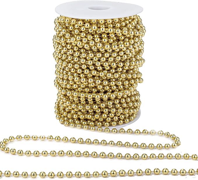 6mm Crafts Faux Pearl Beads Garland Pearl Bead Roll Strand of Pearls to - Image 2