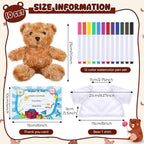 40 Pcs Make Your Own Stuffed Animal Bear Kit DIY 2026 Graduation Plush Gift 10 - Image 2