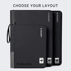 Foluck 4 Pocket Top Loader Binder, Holds 128 Toploaders, Side-Loading Trading - Image 6