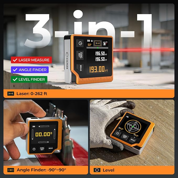 Laser Measuring Tool, 262ft Laser Measure - Image 2