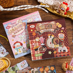 Girl's Japanese Retro Sticker Book, 700+ Kawaii Old Showa Style Embroidered - Image 3