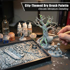 Fuyoooo Dry Brush Palette, Miniature Painting Dry Brush Palette - Image 3
