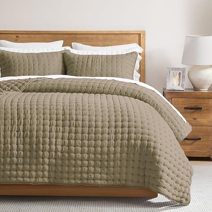 WDCOZY California Oversized Cal King Size Quilt Bedding Sets by WDCOZY