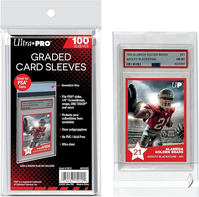 Ultra Pro Card Supplies PSA Graded Standard Card Sleeves by UltraPro
