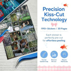 Tmtains 990Pcs Japanese Sticker Book - Image 6