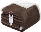 Electric Heated Blanket Full Size 72"x84", Soft Flannel by Soypipo