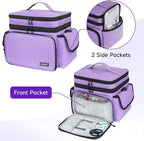 LEFOR·Z Sewing Supplies Organizer Storage Bag, Double-Layer Protable Travel - Image 5