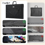 JusArt Art Portfolio Bag, 20x26 Light Weight Portfolio Folder Case - Image 7