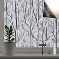 Leaf Pattern Window Tint with Installation Tools, Sun Blocking Window Tint by Dktie