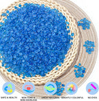 Keedolla 3 Lb Blue Fish Tank Rocks Gravel Aquarium Glass Pebbles Stones Marbles - Image 2