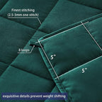 yescool Weighted Blanket for Adults Cooling Heavy Blanket for Sleeping Perfect - Image 4