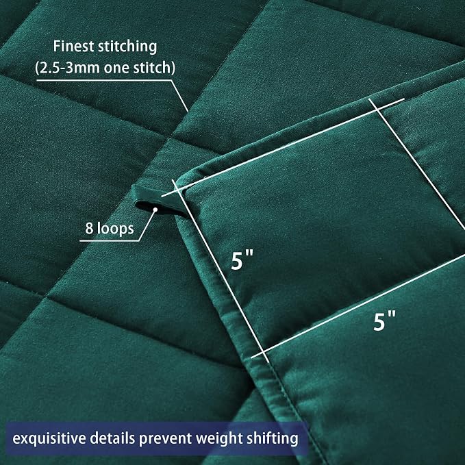 yescool Weighted Blanket for Adults Cooling Heavy Blanket for Sleeping Perfect - Image 6