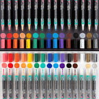 TULIP-33701 Fabric Paint Markers Rainbow 15 Pack, - Image 3