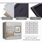 Sheffield Home 9 Piece Gallery Wall Frame Set, 12x12 in. Matted to 8x8 in. - Image 5