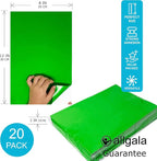Allgala 20 Pack Self-Adhesive EVA Foam Paper 8x12 Inch Sheets-Green-CF85405 - Image 2