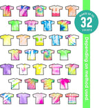 SEI 16 Pack Neon Tie Dye Spray Kit, Tye Dye Kits - Image 2