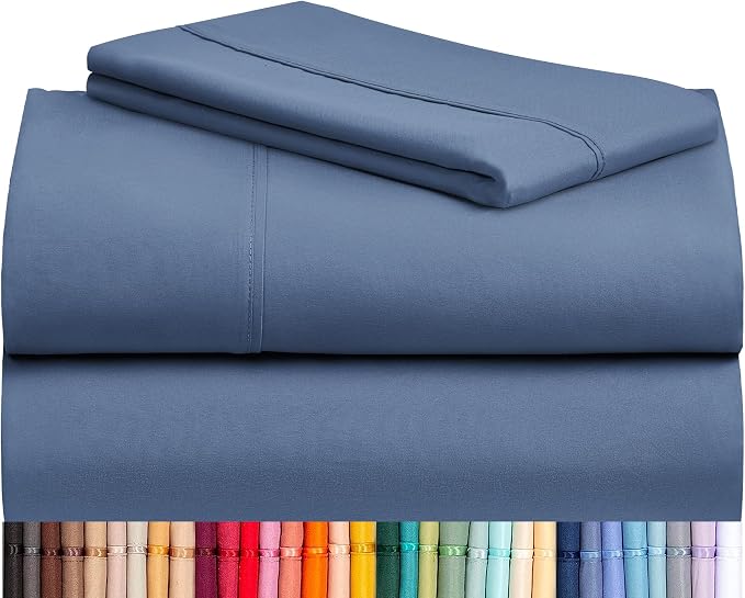 LuxClub 3 PC Sheet Bed Sheets Deep Pockets 18" Eco Friendly Wrinkle - Image 8
