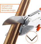GARTOL Miter Shears, 45-135 Degree Adjustable Angle Scissors, Quarter Round - Image 7