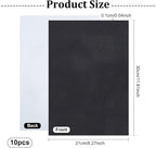 BENECREAT 10PCS Self-Adhesive Foam Sheet, 1mm Thick, Halloween Christmas Decor - Image 2