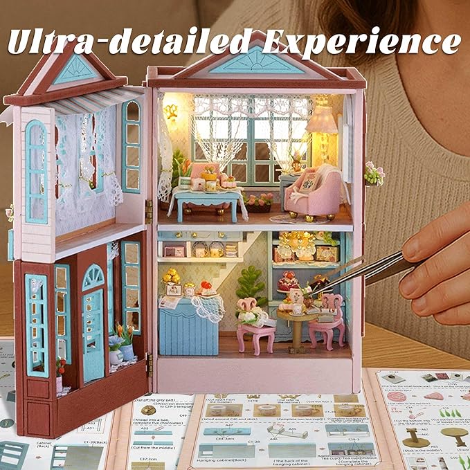 Flever Dollhouse Miniature DIY House Kit Creative Room - Image 5