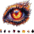 Ember Eye Puzzles Adults Gifts Wooden 90 Pieces 8.5 * 7.7in by Jollitot