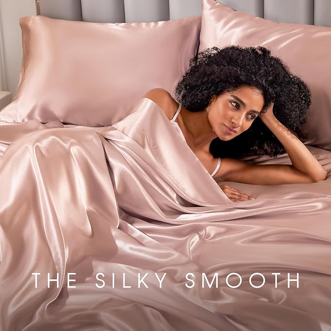 FreshCulture Satin Sheets King Size - Image 6