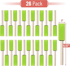 Bates- Foam Paint Brushes with Wood Handle, 1 Inch, 26 Pack, Sponge Brushes - Image 2