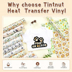 Tintnut Cute Animals Heat Transfer Vinyl, stretch washable, works - Image 3