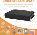 Coin Collection Book for Collector 260 Pockets Fireproof | Coin Collection - Image 5