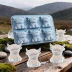 Mini Highland Cow Ice Cube Mold, Cute 3D Silicone Cow Ice Cube Tray, Reusable - Image 7