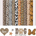 HTVRONT Leopard Permanent Vinyl 10 Pack Compatible by HTVRONT