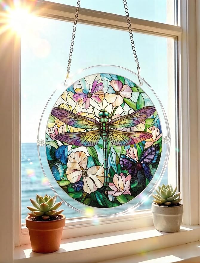 Acrylic Puzzle Suncatcher, Stained Glass Style Art DIY Puzzle - Image 4