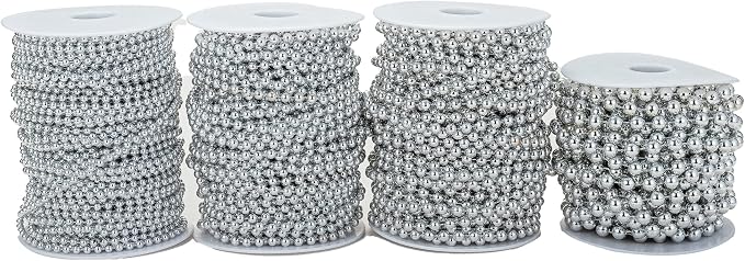 8mm Crafts Faux Pearl Beads Garland Pearl Bead Roll Strand of Pearls to - Image 5