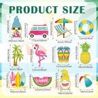 JellyArch 36 Pcs Summer Wood Cutouts Crafts - Image 3
