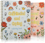 Beautiful Adult Coloring Book Set of 2 by ZICOTO