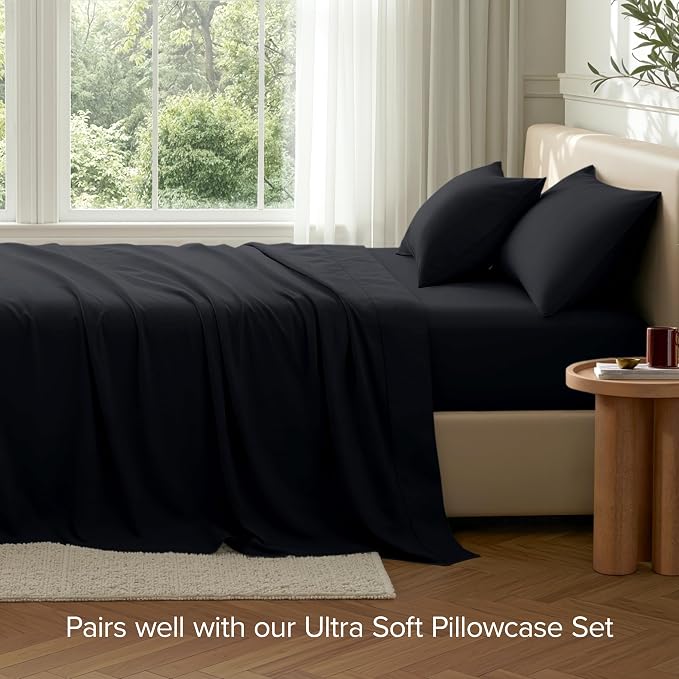 Bare Home Queen Flat Sheet - Image 7