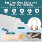 60/120W Full Size Hot Glue Gun Kit, Dual Power Glue Gun - Image 4