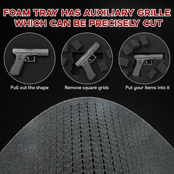 PINGMIC 4 Pack Gun Case Foam inserts - Image 4