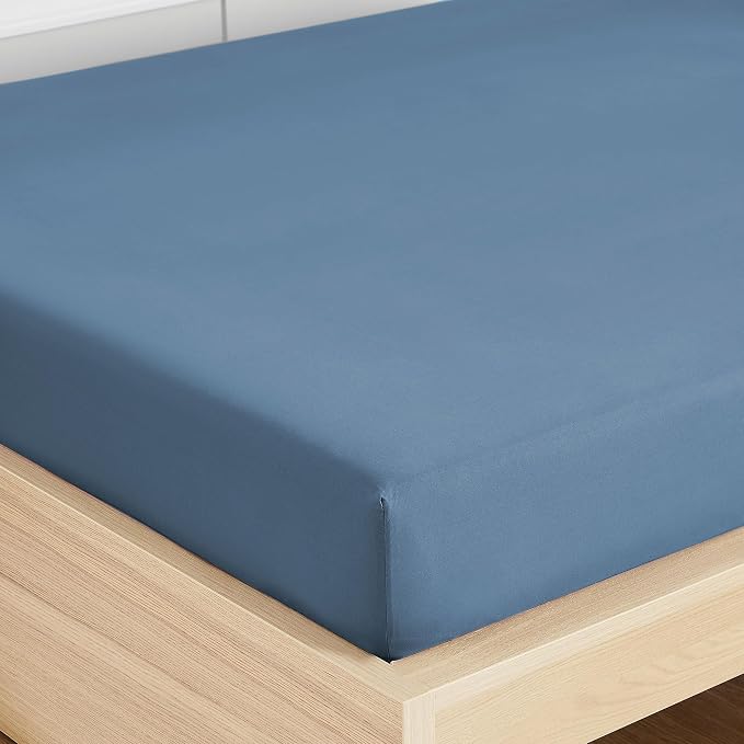 Queen Fitted Sheet Only with Full Elastic & Built in Corner Sheet Straps to - Image 4