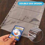 40 Pack 720 Pockets Trading Card Binder Sleeves 11 Holes Fit, Acid-free - Image 3