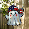Cute Patriot Ghost Acrylic Suncatcher by Unknown