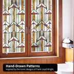 Faux Stained Glass Window Film, Decorative Window Privacy Film - Image 6