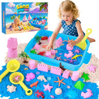 Mikiwon Ocean Sensory Bin, Sandbox Play Sand Art Kit by Mikiwon