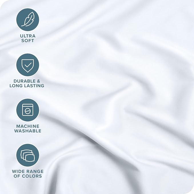 Bare Home 2-Pack Fitted Bottom Sheets Short Queen - Image 2